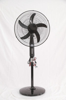 Höhe justierbarer Wechselstrom-DC-Stand-Fan, 16 Zoll-wieder aufladbarer Stand-Solarfan